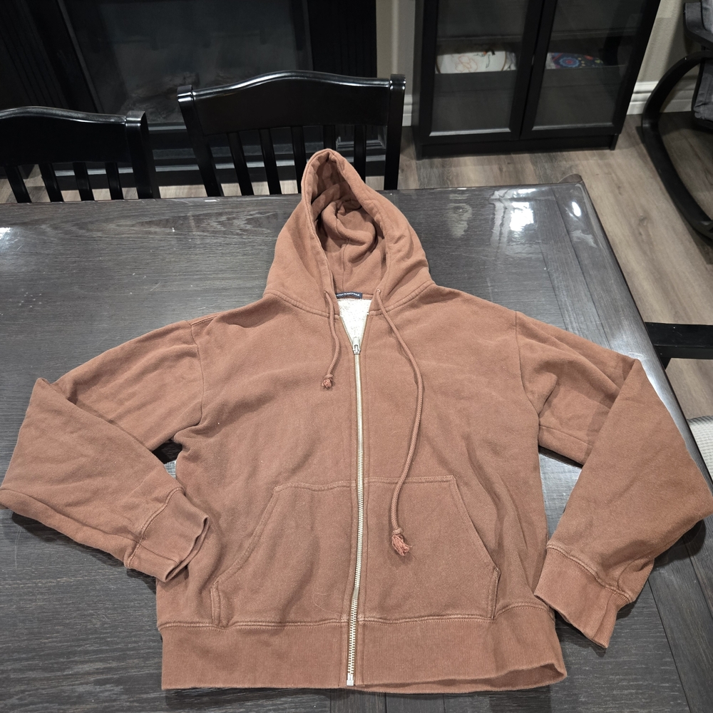 Brandy Melville Brown Hoodie Sweater